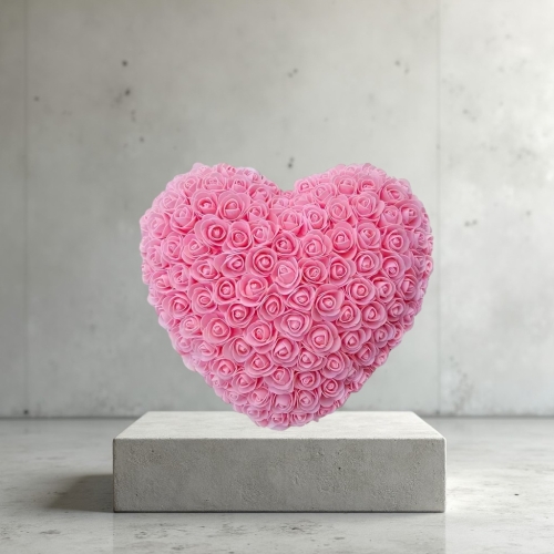 Rose Heart Pink