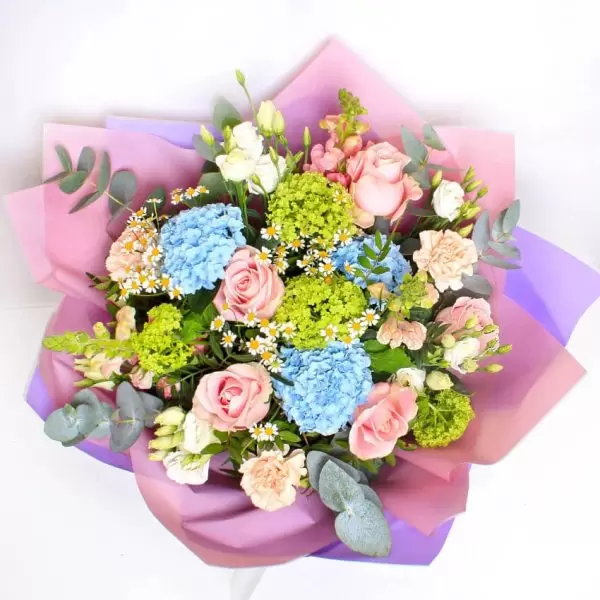 Pastel Florist Designed Above Wrap