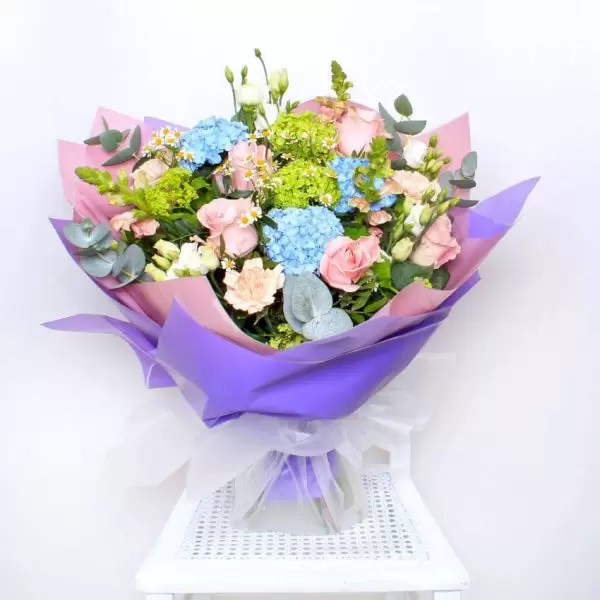 Pastel Florist Designed Wrap